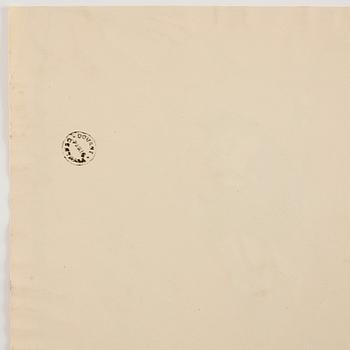 Sigrid Hjertén, A woman sitting in a flower.