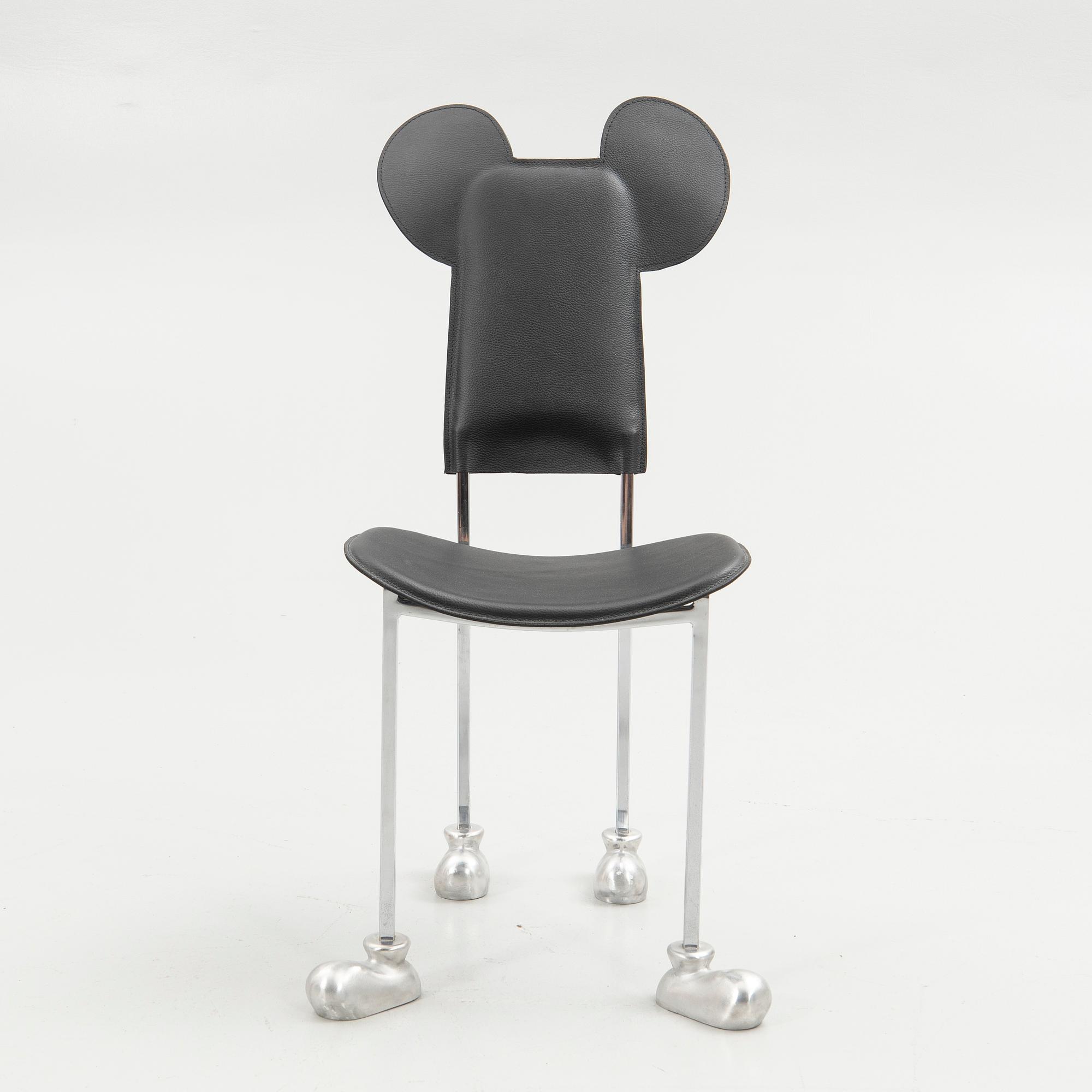 Javier Mariscal, Chair, "Garriri / Mickey Mouse Chair" designed in 1988 for Akaba, Spain.