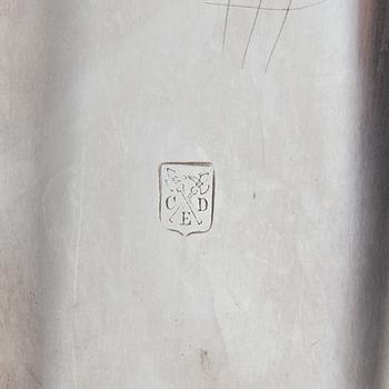 Jardinière, 1920s, silver plate.