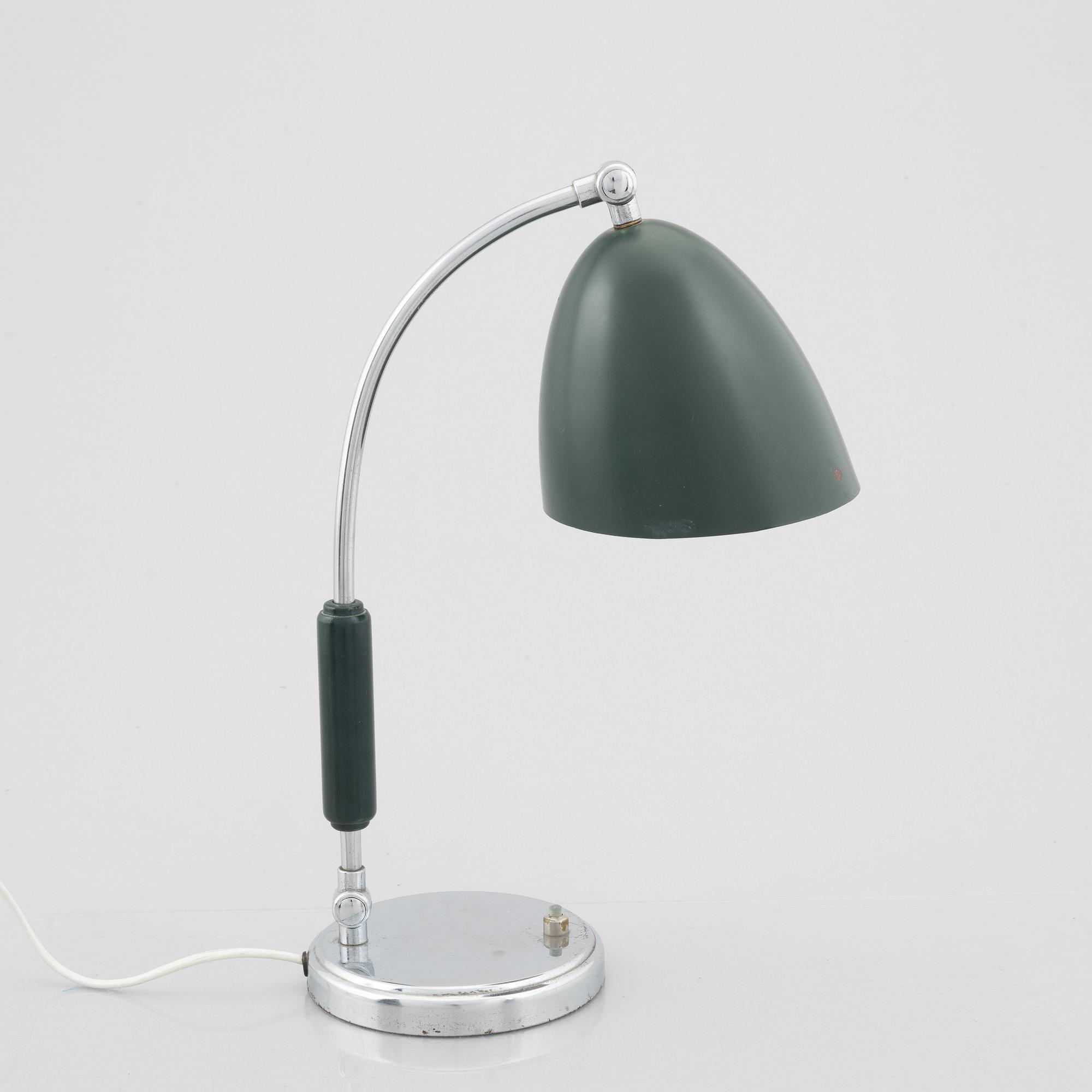 Bordslampa, funkis, 1930-tal.