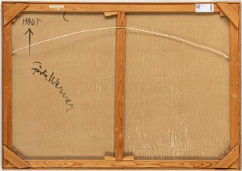 Gösta Werner, oil on canvas, signed. Signed verso.