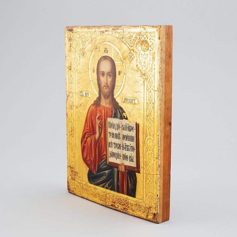 A Russian icon, 19th Century.