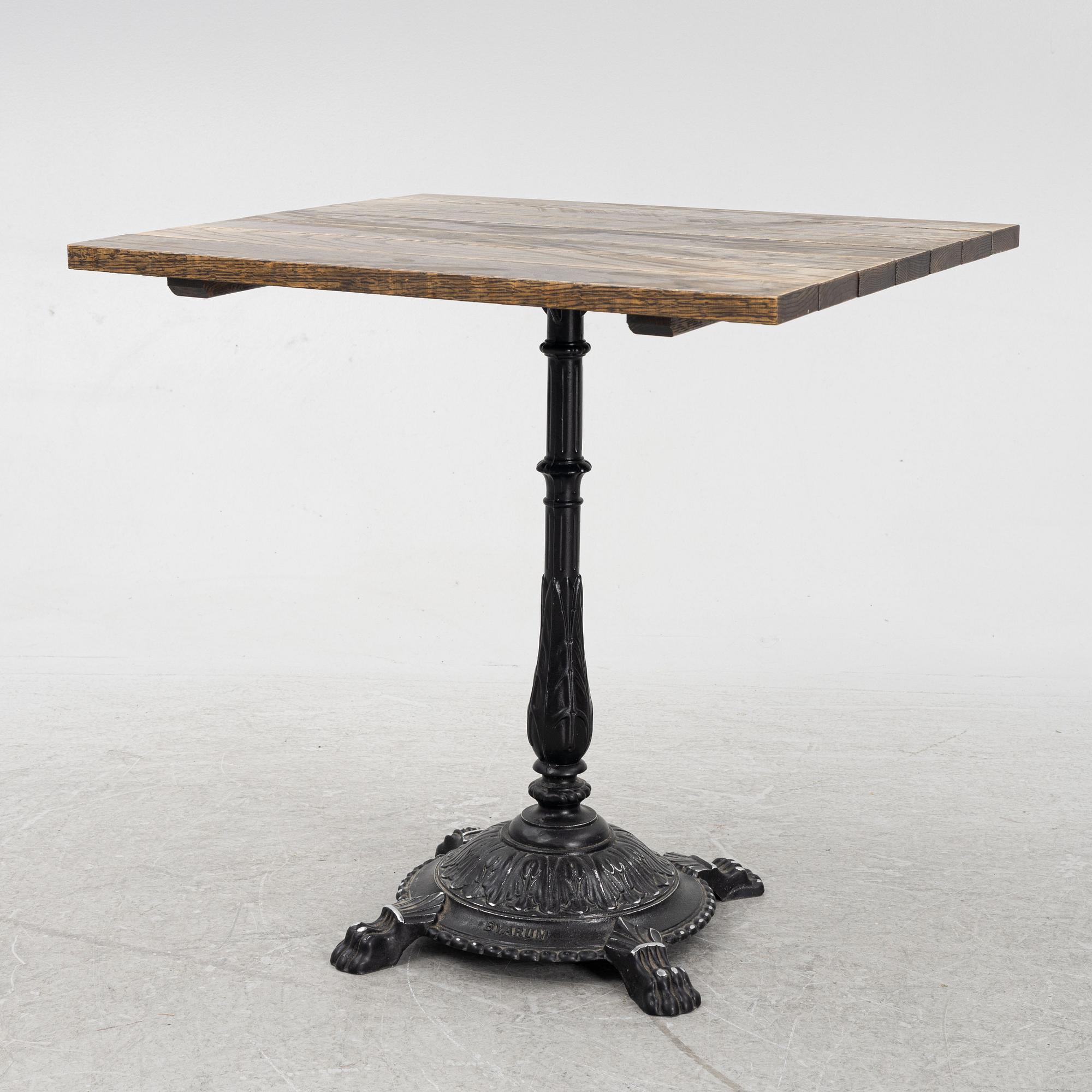 Café table, Byarums Bruk, circa 2000.