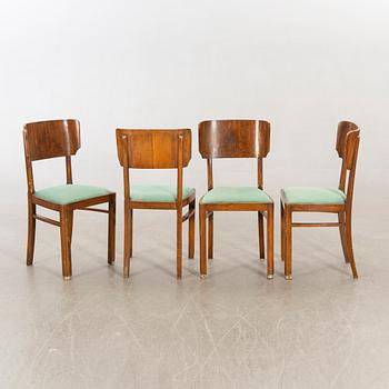 Stolar 4 st Art deco Italien 1930/40-tal.