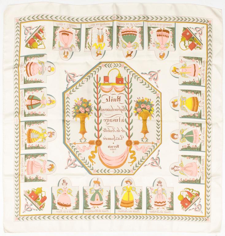 HERMÈS SCARF Huile Rafraichissante à l'usage de la Toilette Parfumée.