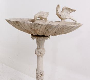 FÅGELBAD, metall, sent 1900-tal.