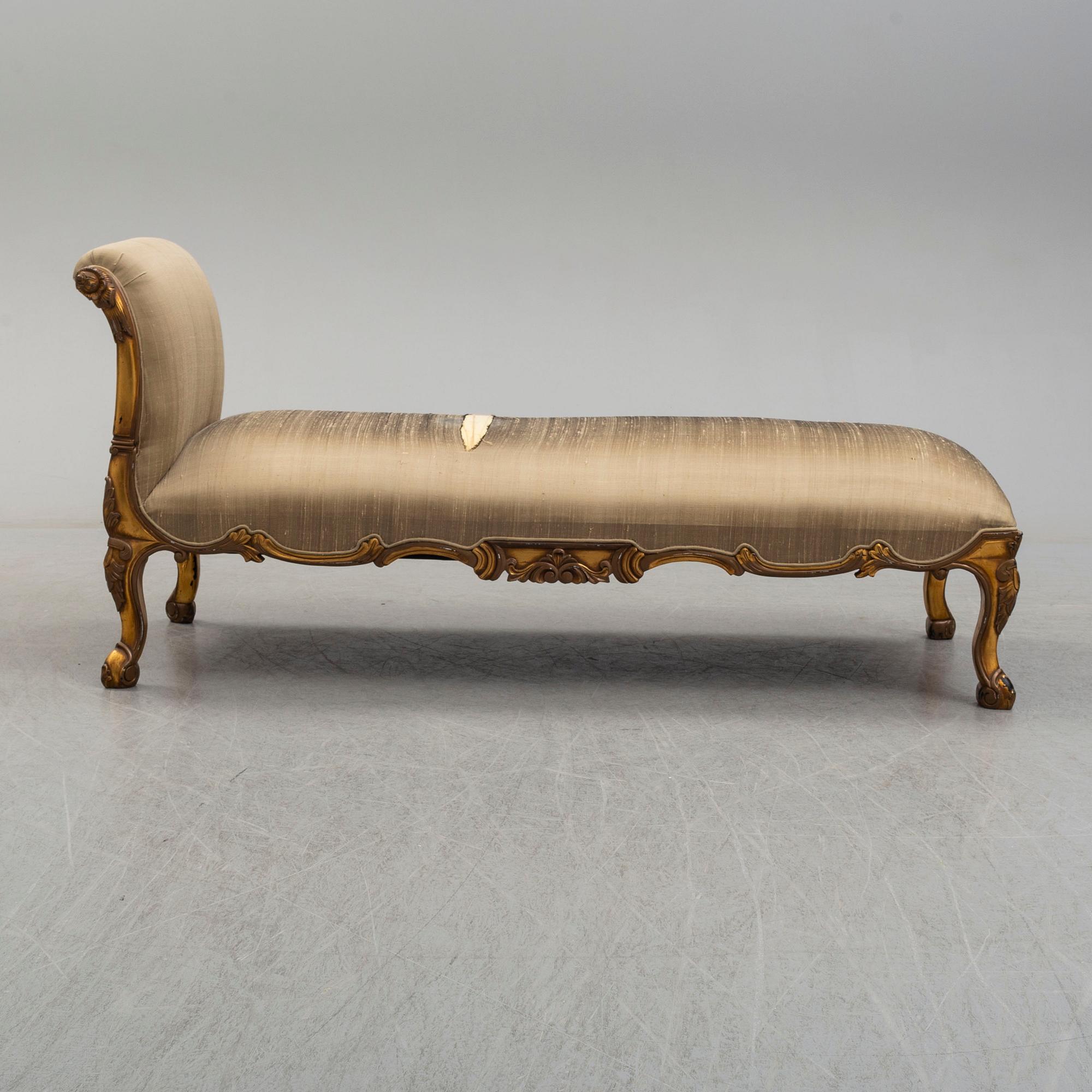 A 'Versailles' chaise longue from Coach House, England, 2015.