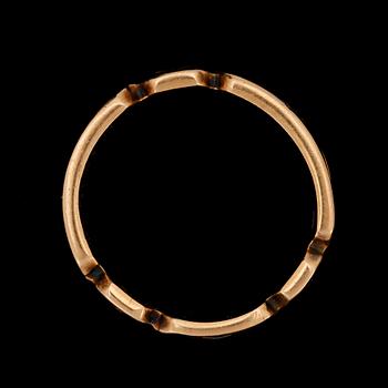 RING,  ordensring, 18k guld. Vikt 9,3g.