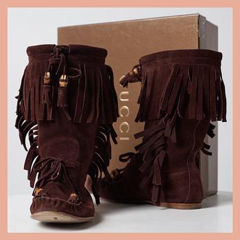 STÖVLETTER, Gucci, storlek 35.
