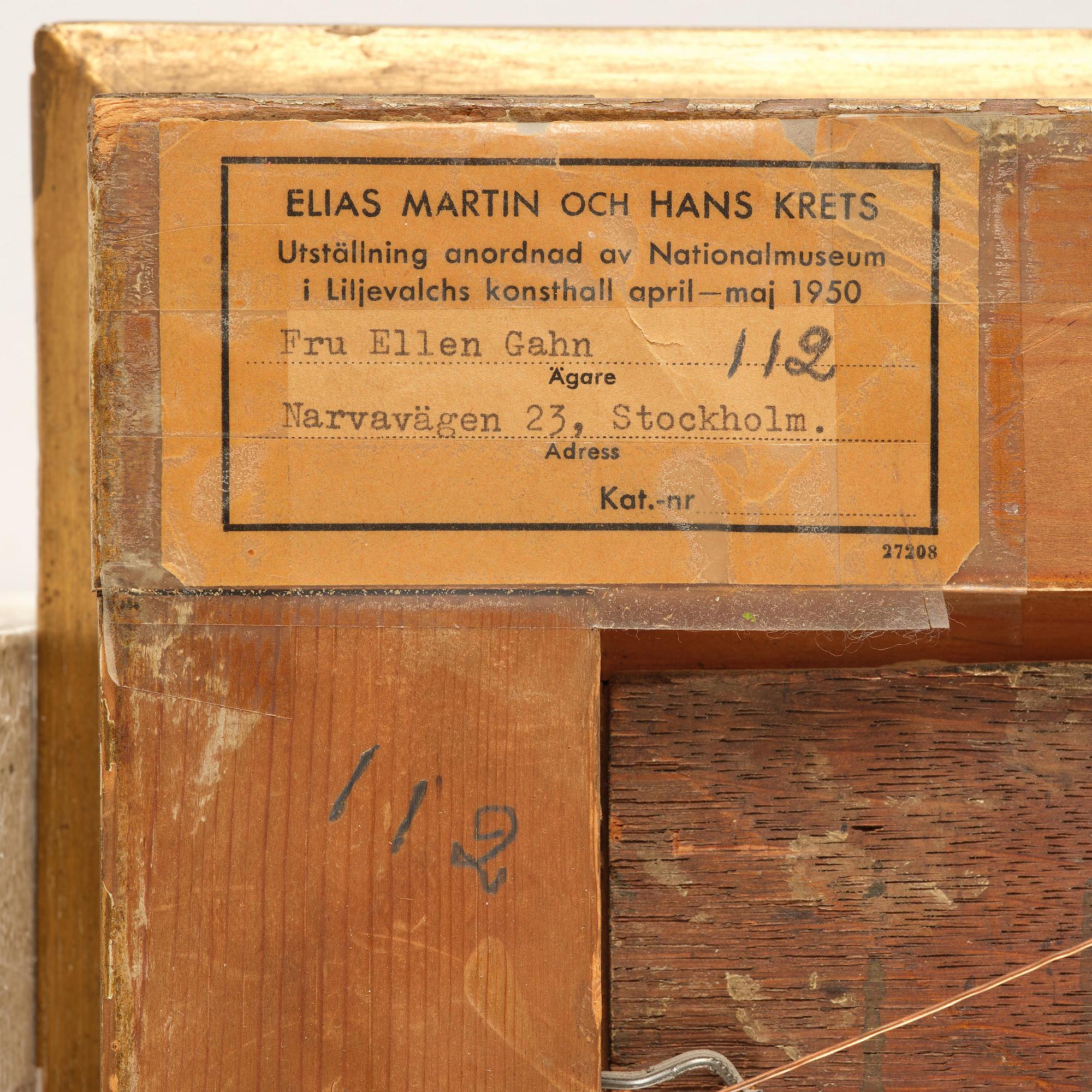 Elias Martin, "En dygdig menniskas sjuksäng".