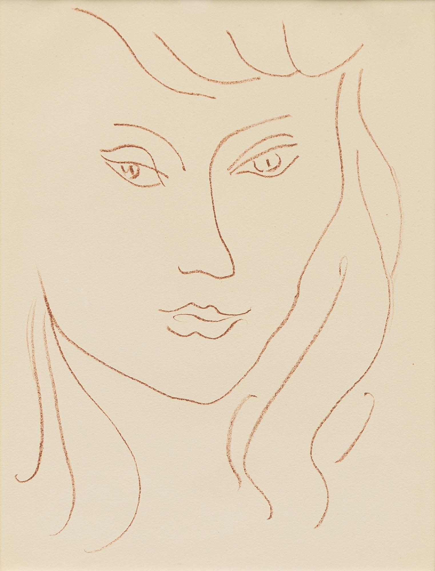 Henri Matisse, after, From "Visage".