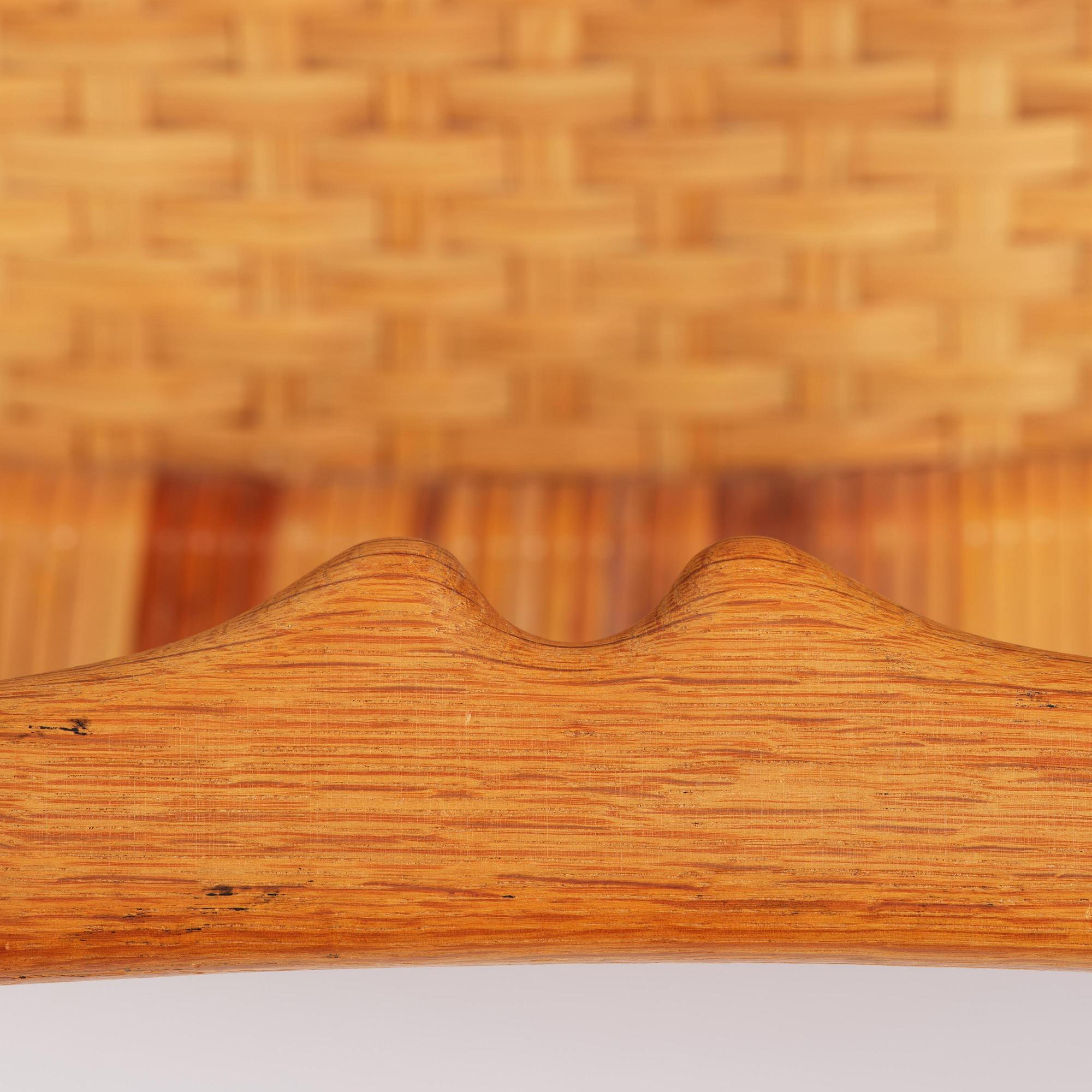 Hans J. Wegner, a foldable easy chair model 512, Johannes Hansen, Copenhagen, 1950s-60s.