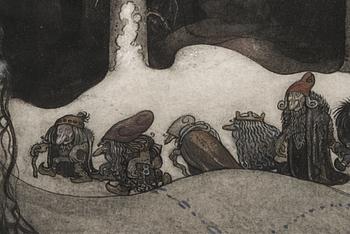 John Bauer, "I julnatten".