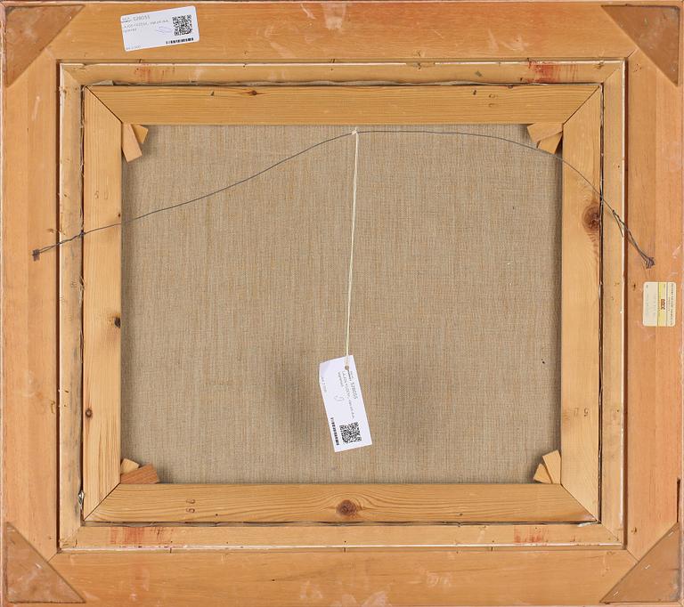 LAJOS FUZESIL, olja på duk, signerad.