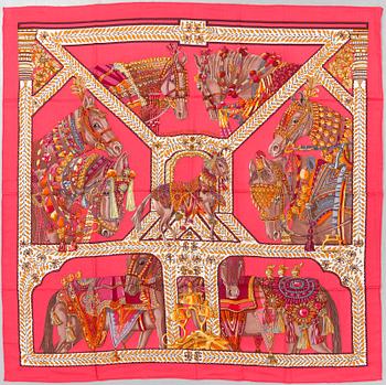 A shawl "La Danse du Cheval Marwari", Hermès.