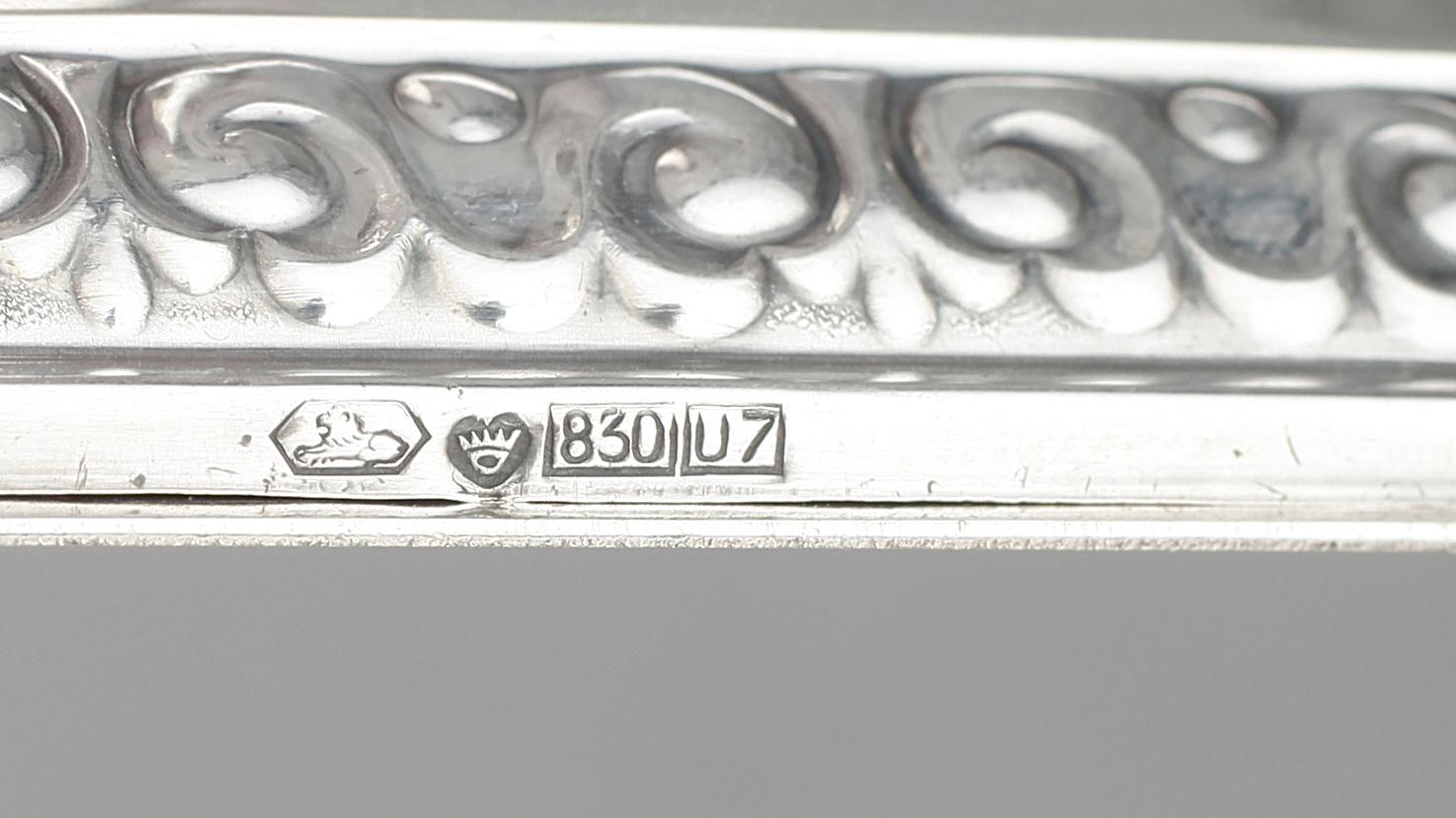 LJUSSTAKAR, ett par, silver, Finland, 1967. Vikt 291 g.