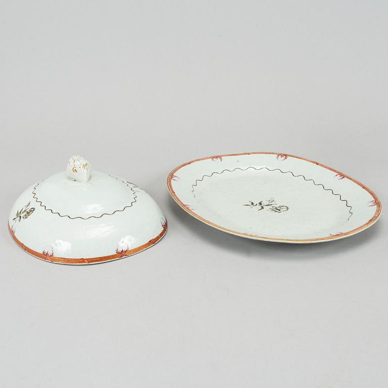 Servisdelar, 26 st, Qing dynastin, Jiaqing, ca (1796-1820).