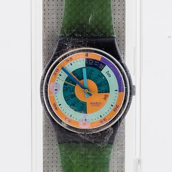 Swatch, Skyshart, wristwatch, 34 mm.