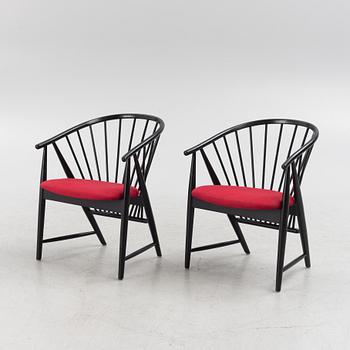 Sonna Rosén, armchairs, a pair, "Solfjädern", Gemla, 2004-03.