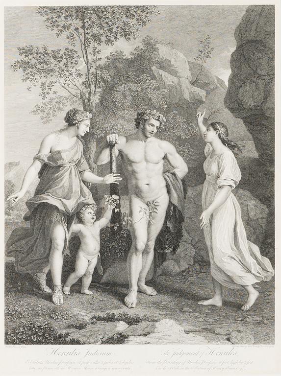 COPPER PLATE ENGRAVING, after Nicolas Poussin, Robert Strange, 1759.