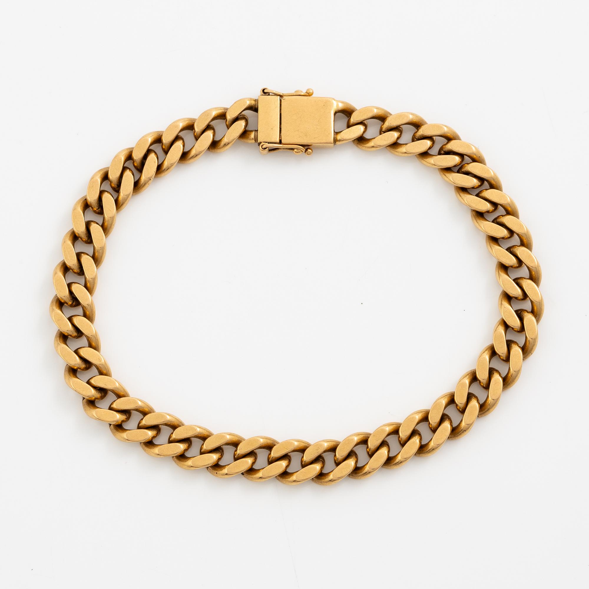Bracelet, 18K gold, Balestra Italy.