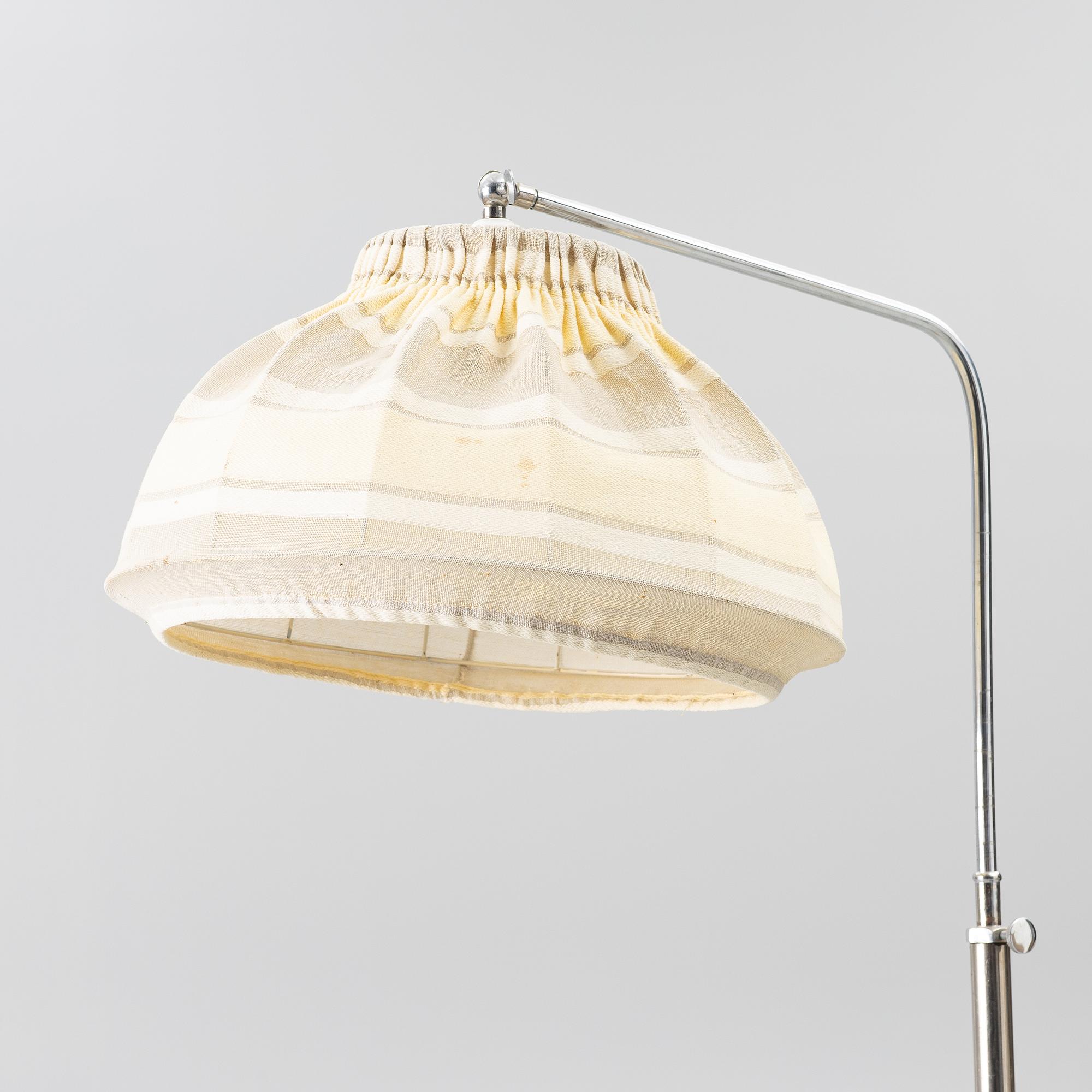 Floor lamp, functionalist, 1930s.