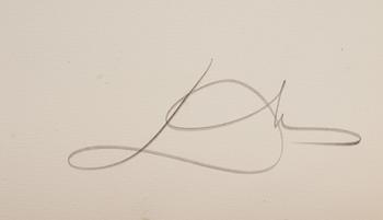 SALVADOR DALÍ, färglitografier, 2 st, signerade och numrerade 89/250.