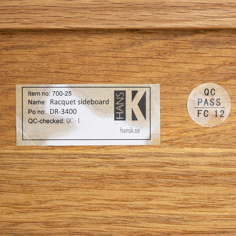 Sideboard, ”Racquet”, Hans K, samtida.