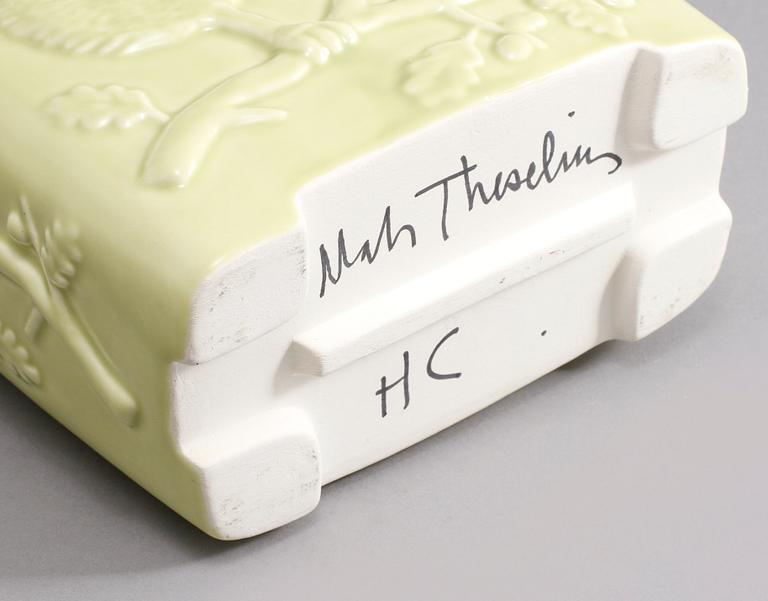 VAS, lergods, "Ekorr-djävulen", Mats Theselius, signerad samt numrerad HC.