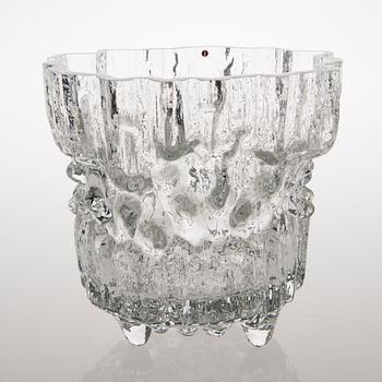 A 1970s glass bowl / vase, signed Tapio Wirkkala - 3432, Iittala.