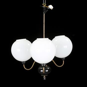 TAKLAMPA, 1920/30-tal. Höjd ca 60 cm.