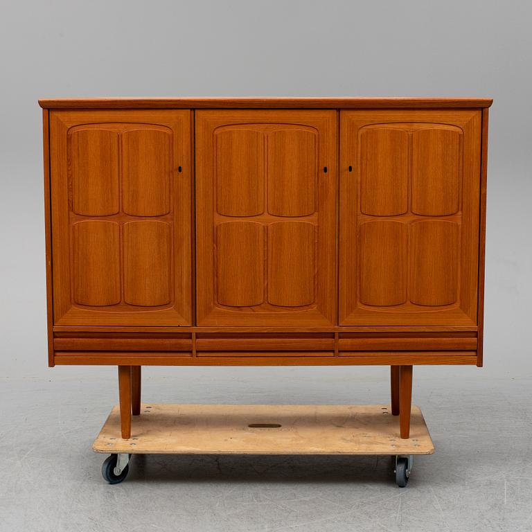 A Norwegian teak veneered cabinet, 1960's.