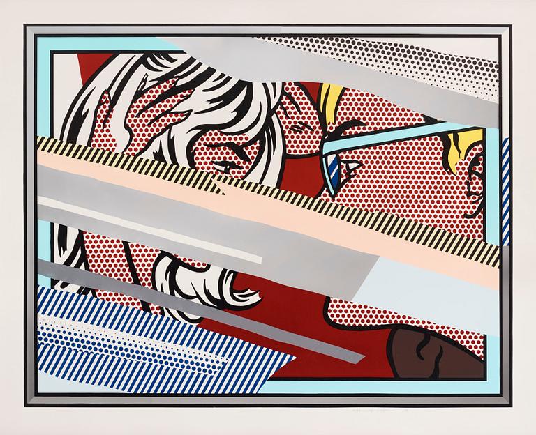 Roy Lichtenstein, "Reflections on Conversation", from the Reflections Series.