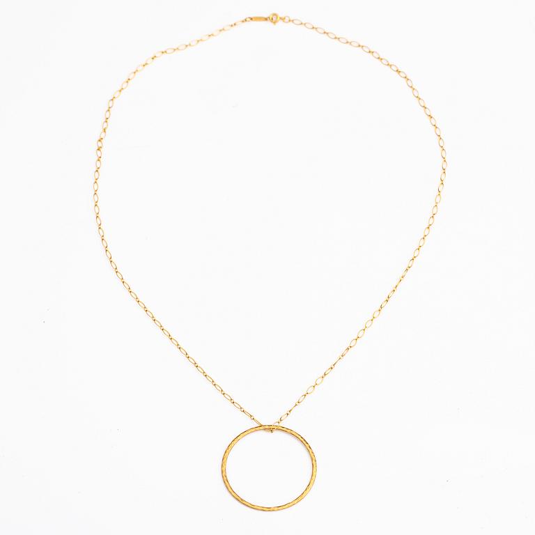 TIFFANY & CO, An 18K gold necklace. Italy. Marked T&Co nad Tiffany & Co.