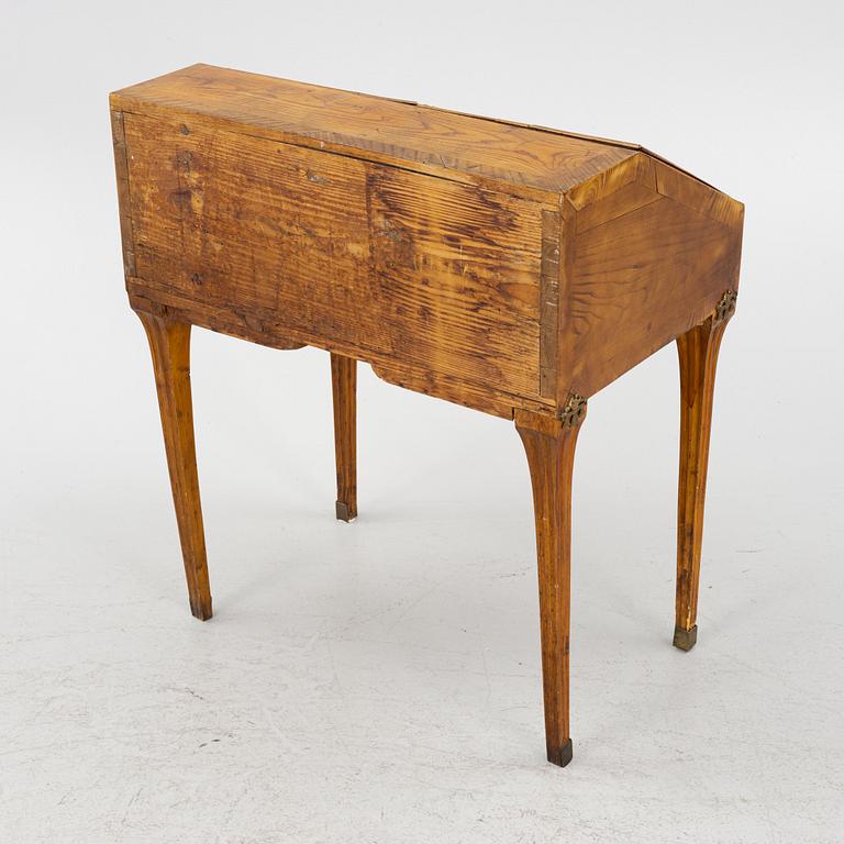 A Gustavian child's secretary desk, late 18th century.