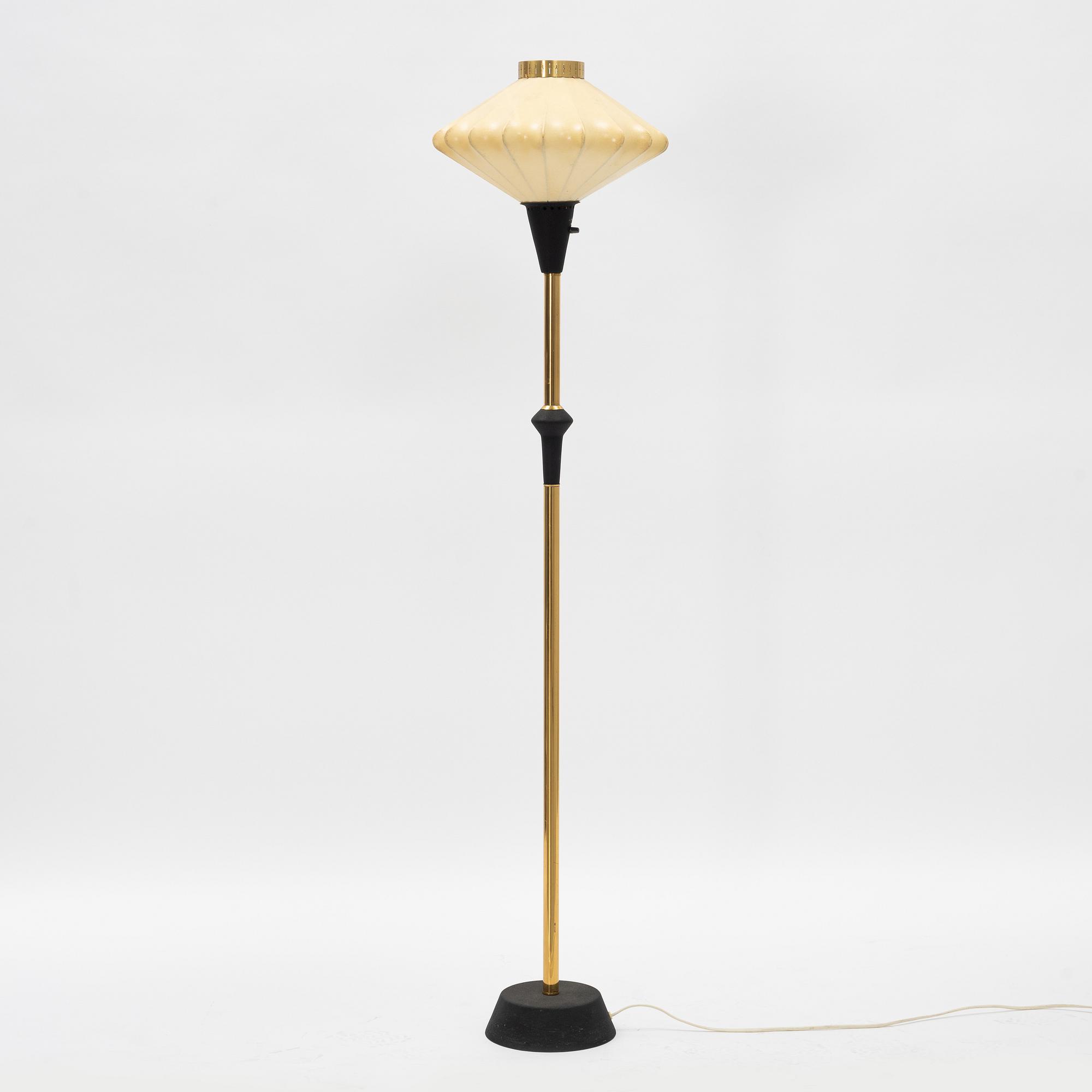 Floor lamp,
Swedish Modern, around the mid-20th century.