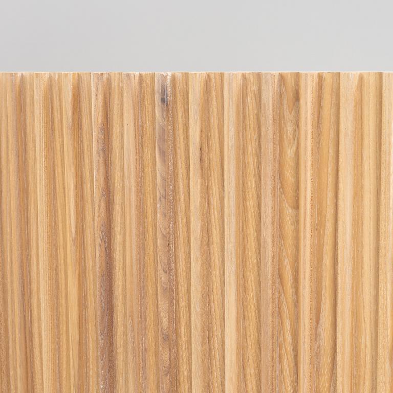 An oak folding screen, 21st century.