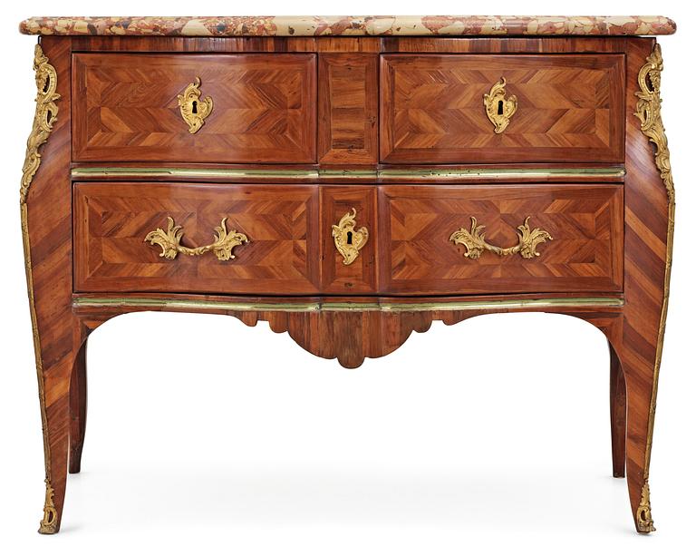 A French Louis XV 18th century commode possibly by Francois Lebesque.