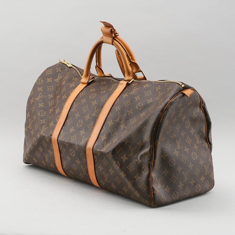 VÄSKA, Louis Vuitton, "Keepall 50", weekendbag.