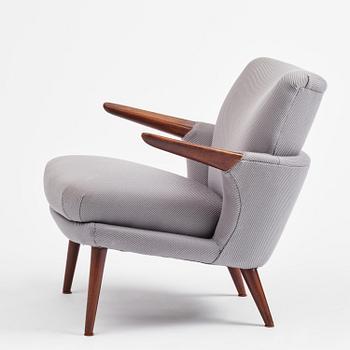 Ib Kofod-Larsen, a rare armchair model 423, Christensen & Larsen, Denmark, 1950s.