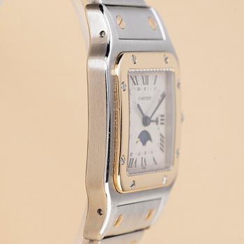 Cartier, Santos Galbée, "Moonphase", ca 1989.