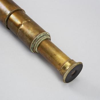 A spotting scope with stand, around 1900's.