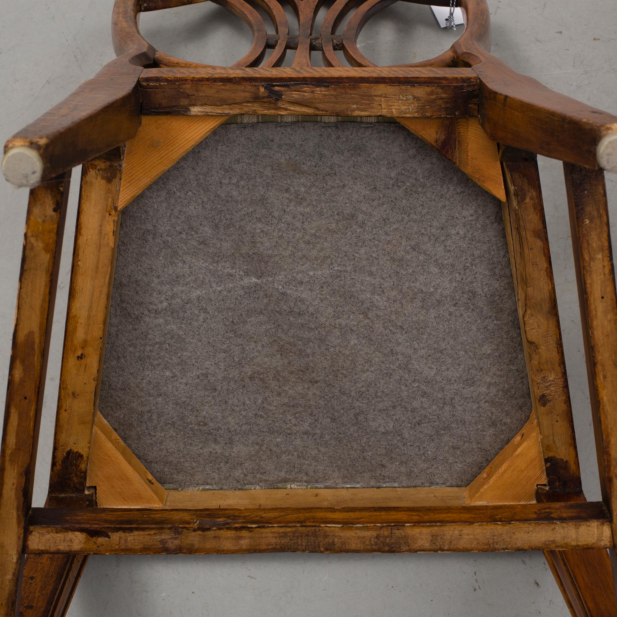 STOLAR, ett par, gustavianska, 1700-tal.