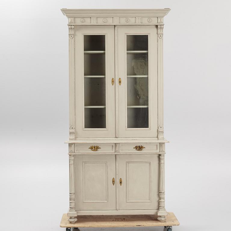 Display cabinet, late 19th century.