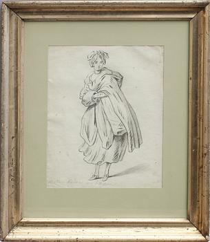 TECKNINGAR, 3 st,  varav två trol. Peter Cramer (1726-1782), Danmark, 1700-tal.