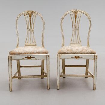 STOLAR, 1 par, sengustavianska, omkring år 1800.