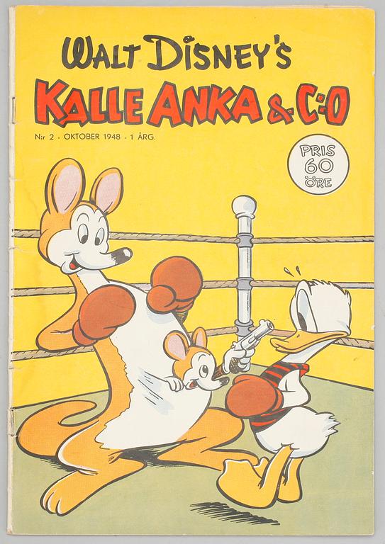 SERIETIDNING, Kalle Anka & Co, nr 2, 1948.