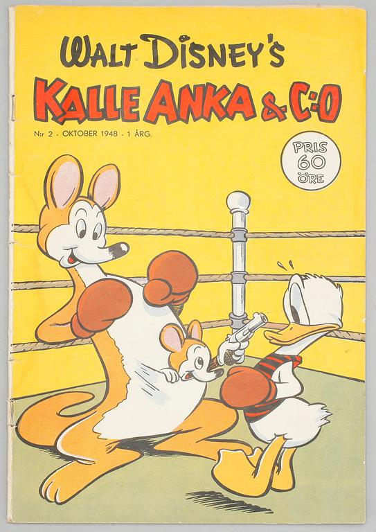 SERIETIDNING, Kalle Anka & Co, nr 2, 1948.