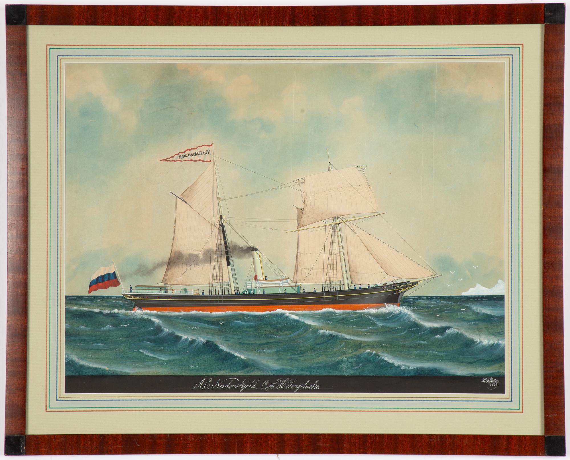 Lars Petter Sjöström, Bröderna Nobels tankarångfartyg "AE Nordenskjöld".