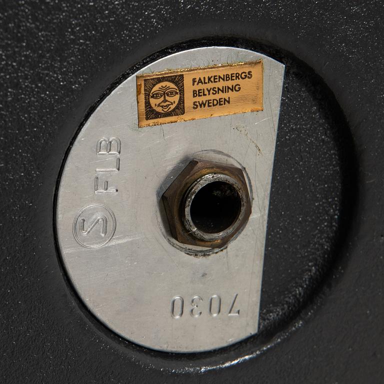 Golvlampa, Falkenbergs belysning, 1900-talets andra hälft.